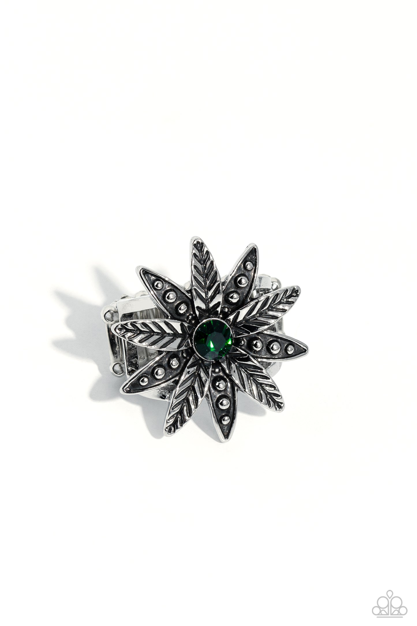Sunflower Season Green Ring - Jewelry by Bretta