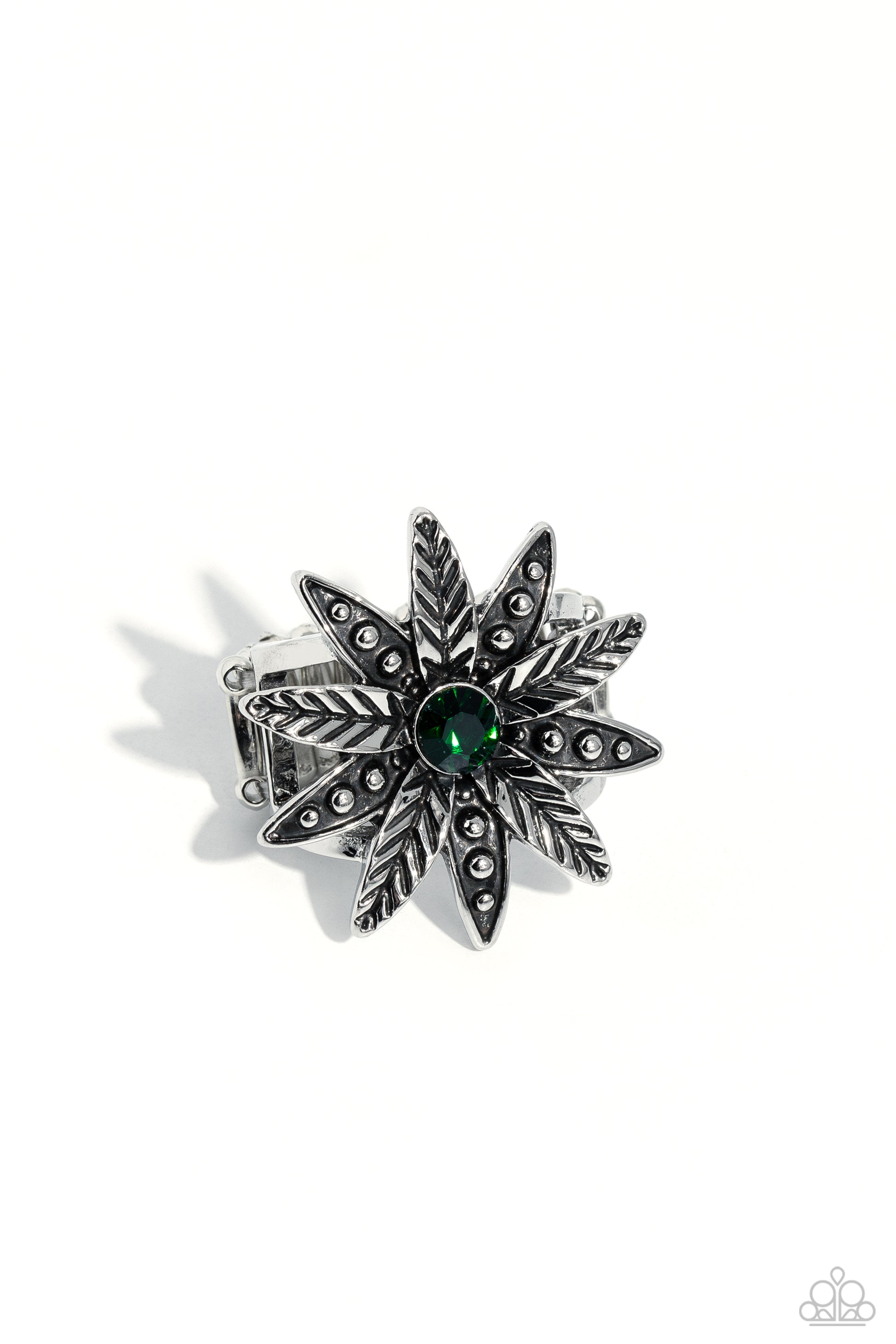 Sunflower Season Green Ring - Jewelry by Bretta