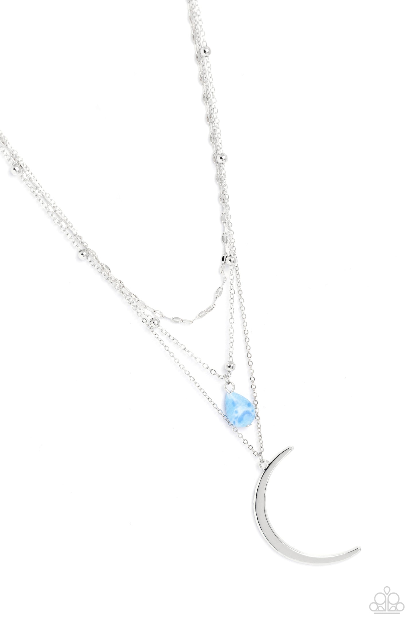 Lunar Landslide Blue Necklace - Jewelry by Bretta