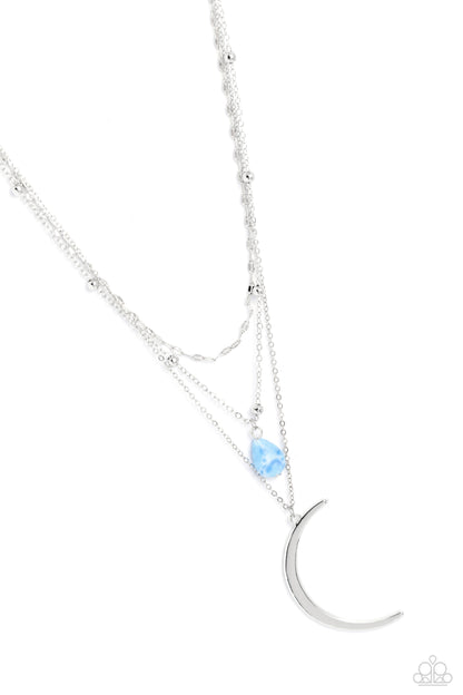 Lunar Landslide Blue Necklace - Jewelry by Bretta