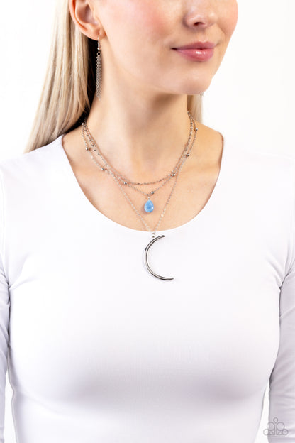 Lunar Landslide Blue Necklace - Jewelry by Bretta