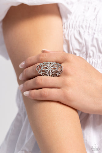 Fabulous Filigree White Ring - Jewelry by Bretta