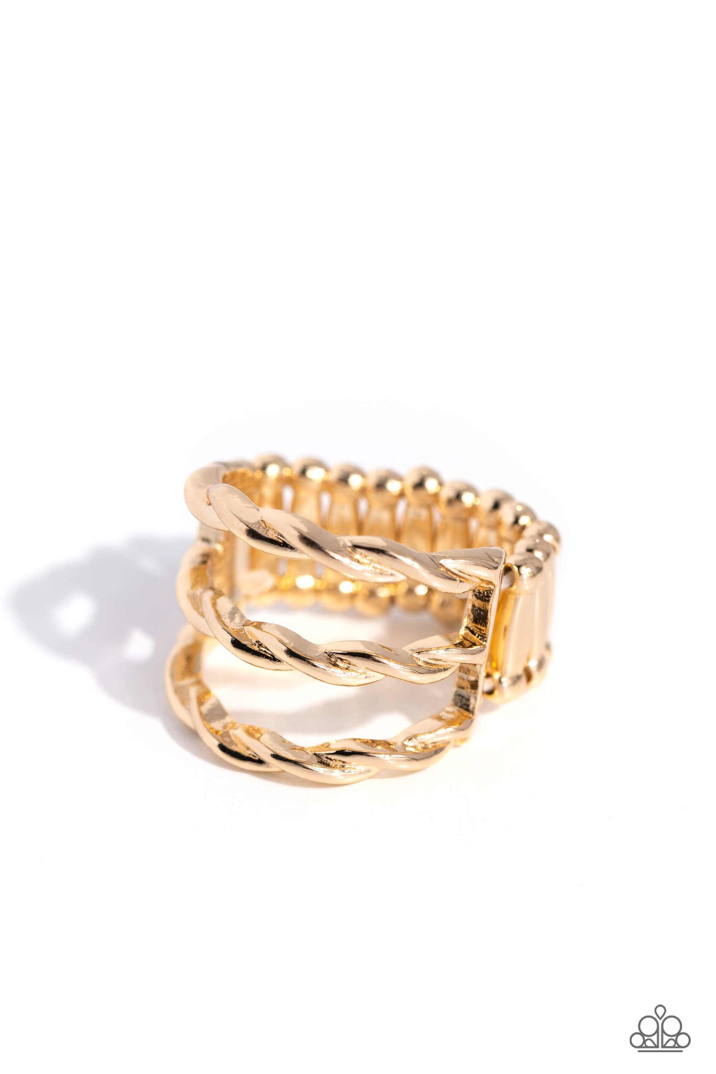 Corded Command Gold Ring - Jewelry by Bretta