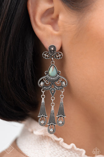 Revered Rustic Blue Earrings - Jewelry by Bretta