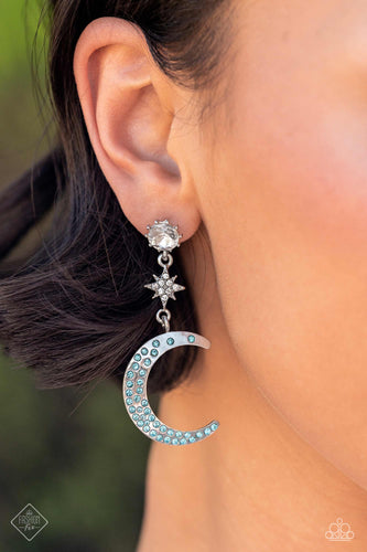 Galactic Grouping Blue Earrings - Jewelry by Bretta