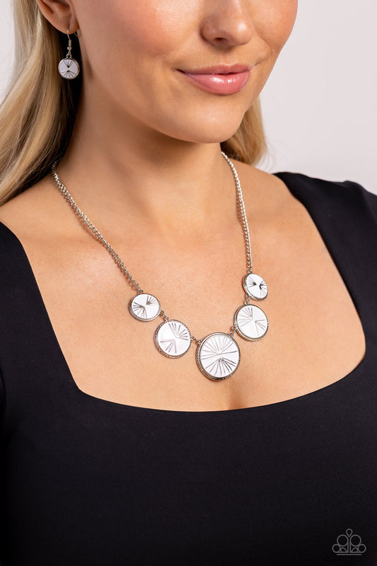 PALM Before the Storm White Necklace - Jewelry by Bretta