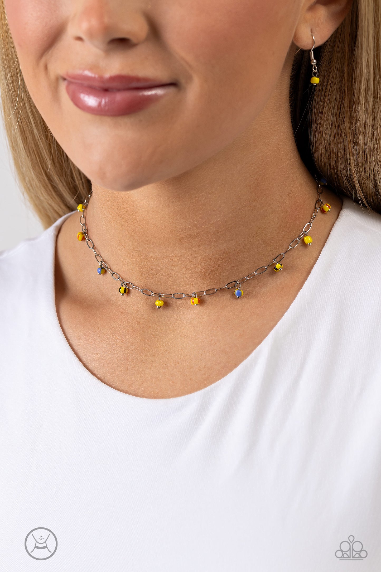Beach Ball Bliss Yellow Necklace - Jewelry by Bretta