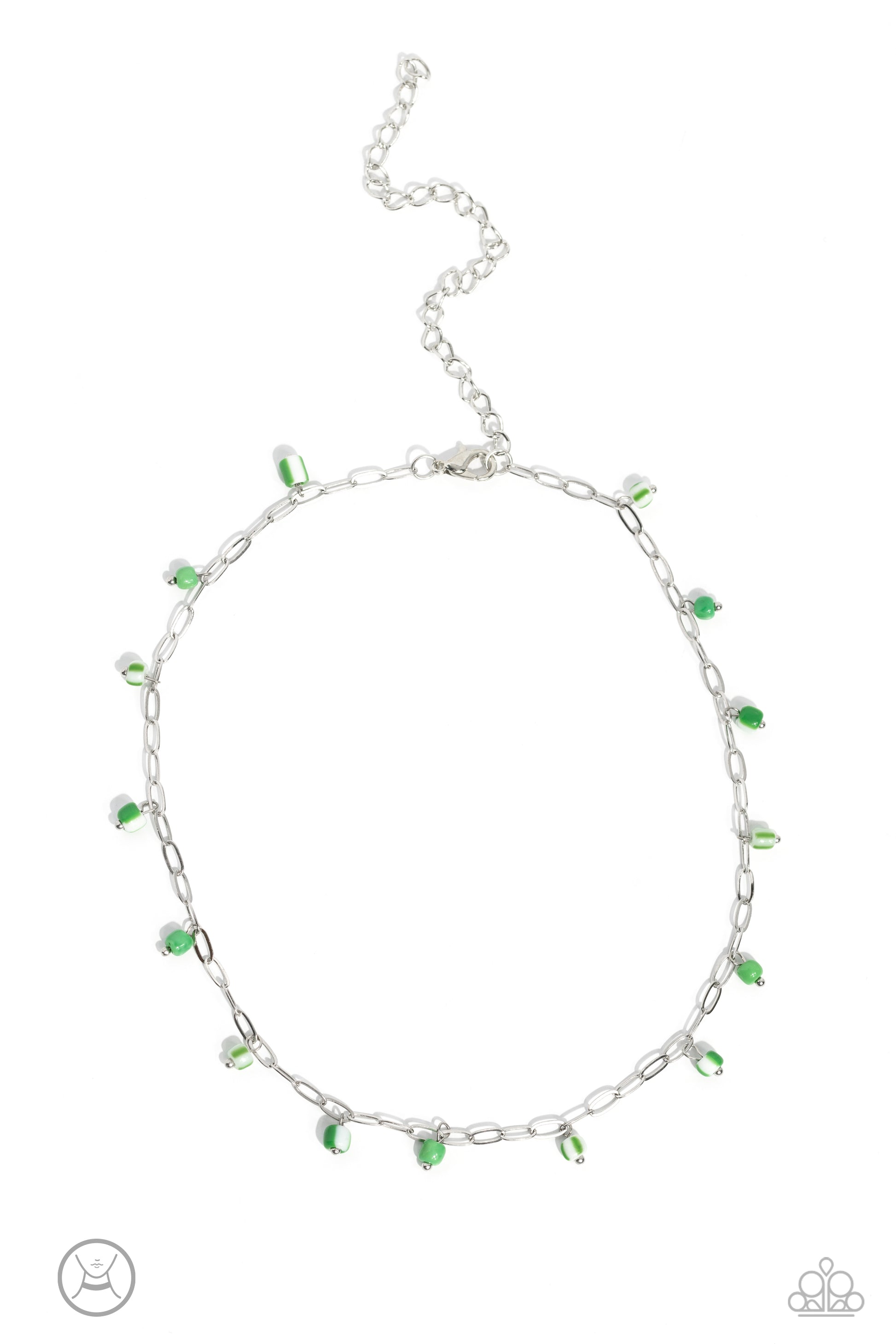 Beach Ball Bliss Green Necklace - Jewelry by Bretta