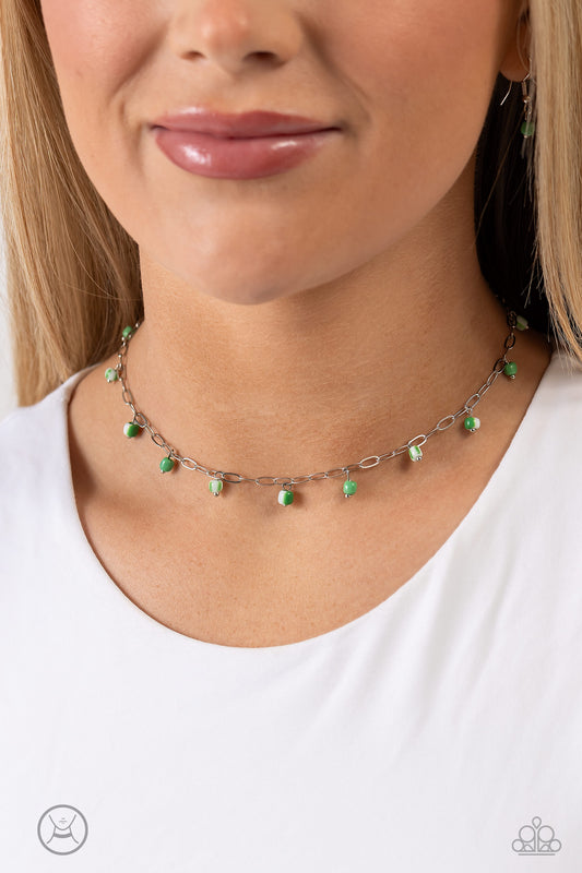 Beach Ball Bliss Green Necklace - Jewelry by Bretta