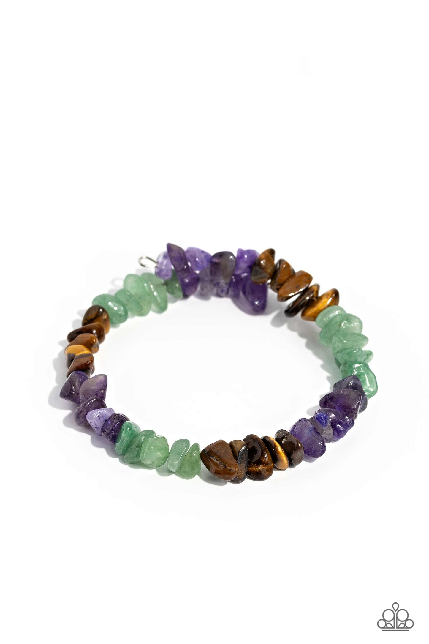 Sculpted Showcase Purple Bracelet  - Jewelry by Bretta