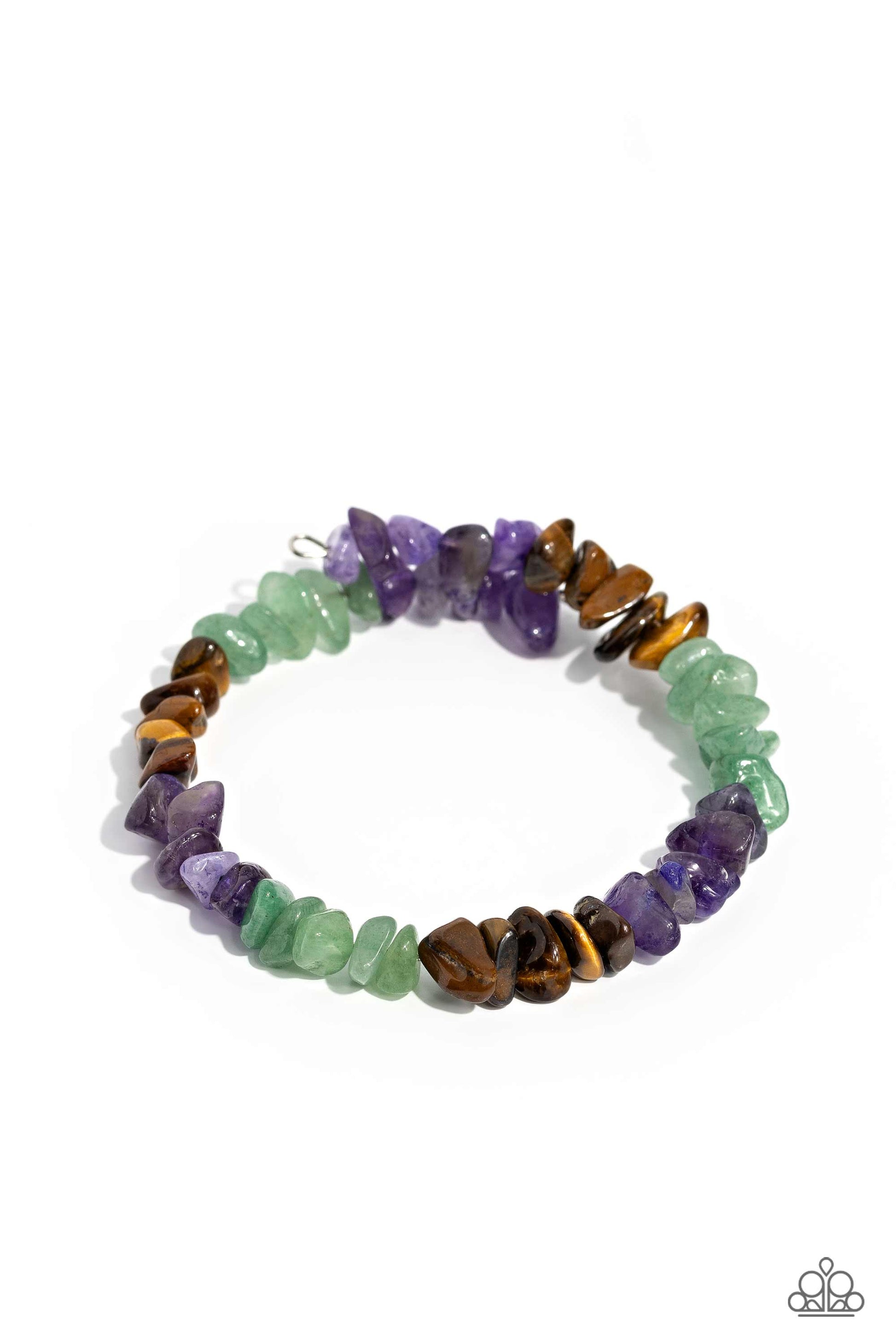 Sculpted Showcase Purple Bracelet  - Jewelry by Bretta