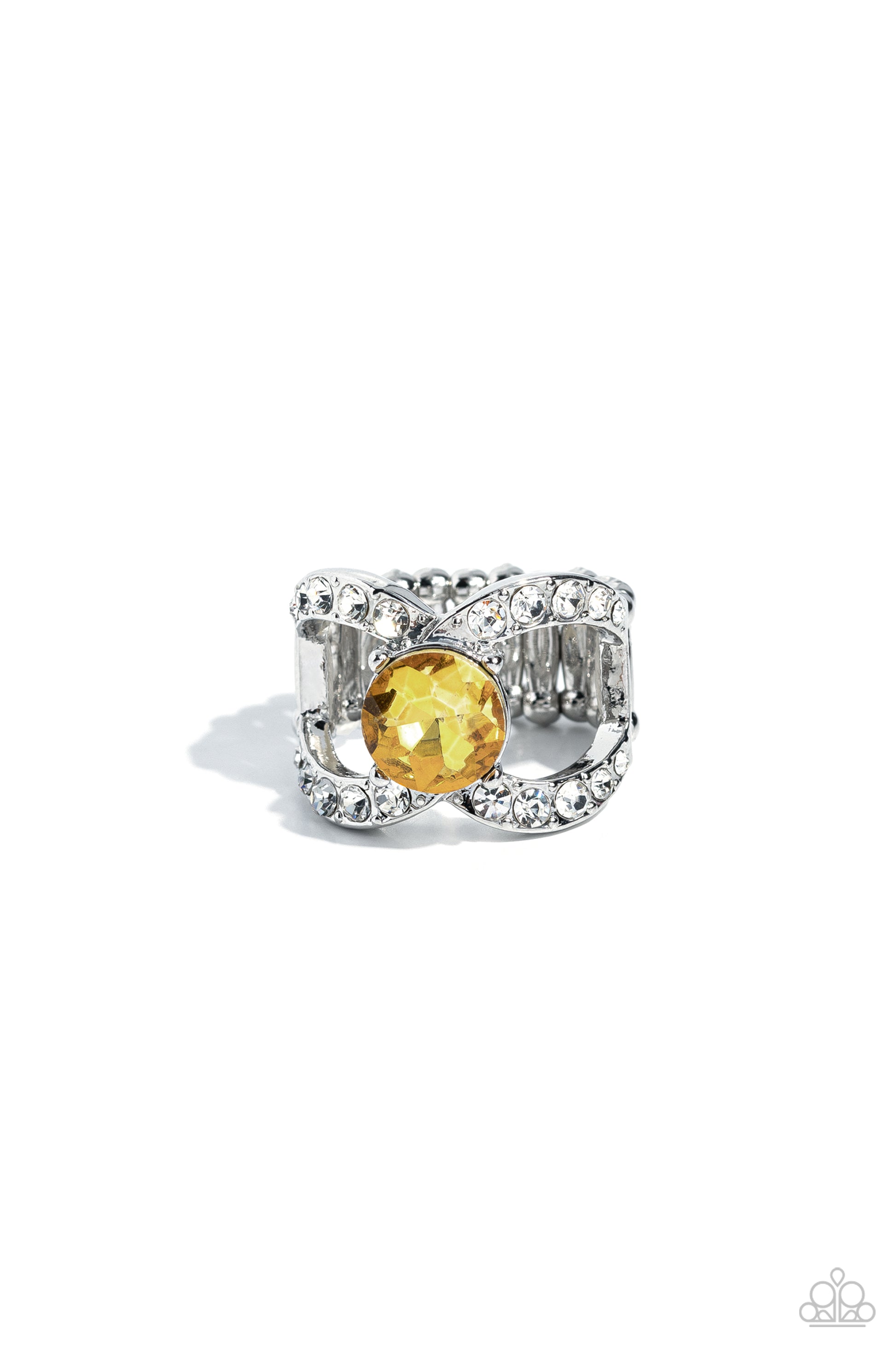 Bow Chicka Bow Wow Yellow Ring - Jewelry by Bretta