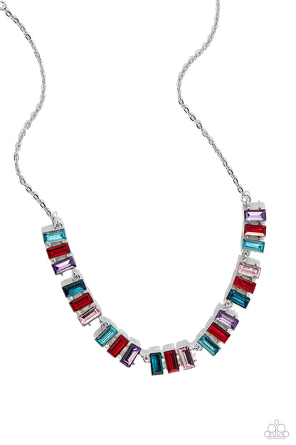 Elite Emeralds Red Necklace  - Jewelry by Bretta