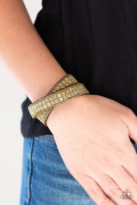 Rock Band Refinement Brass Bracelet - Jewelry by Bretta
