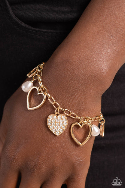 GLOW Your Heart Gold Bracelet - Jewelry by Bretta