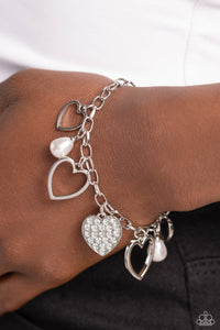 GLOW Your Hear- White Bracelet - Jewelry by Bretta
