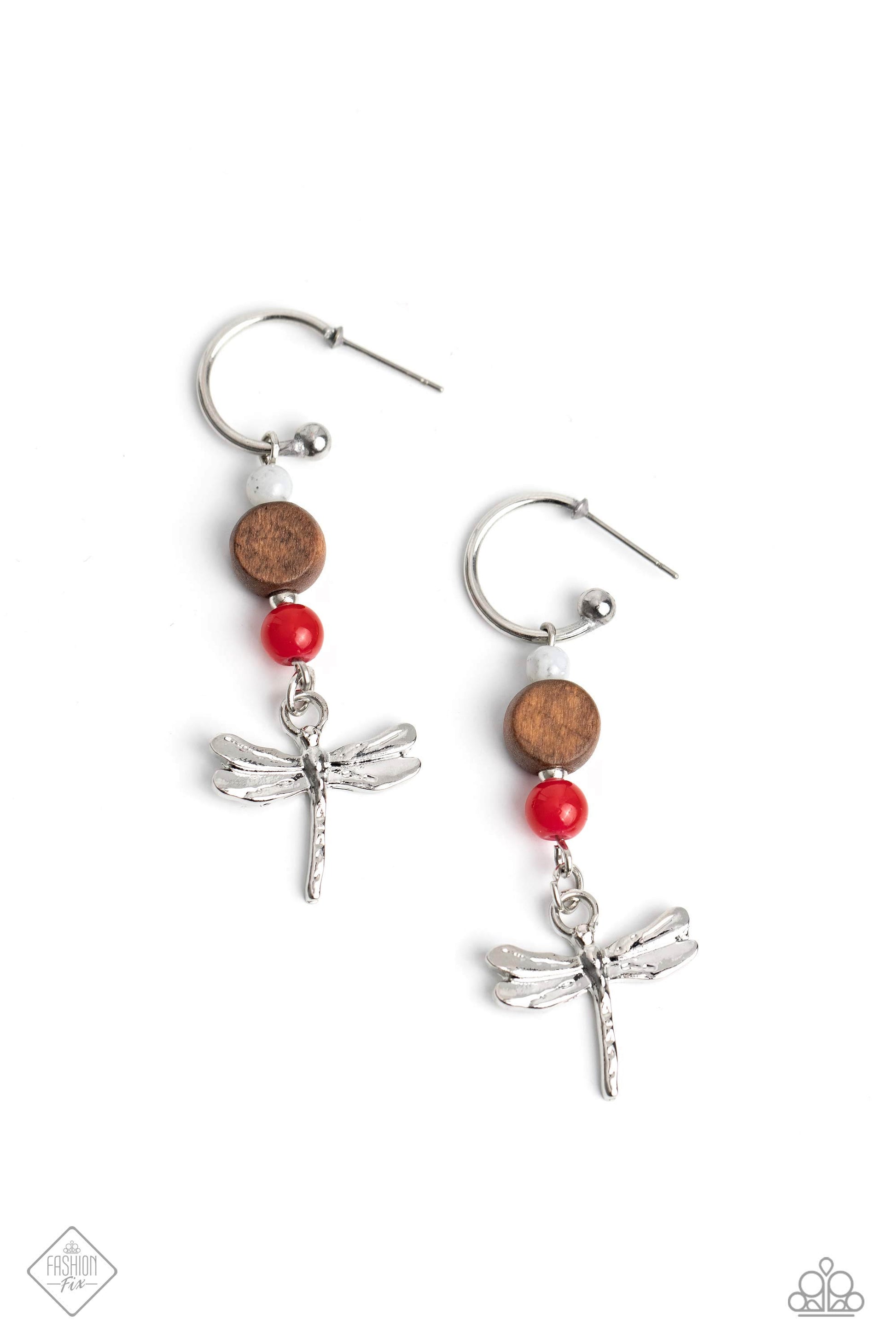 Take BEAD Red Earrings - Jewelry by Bretta