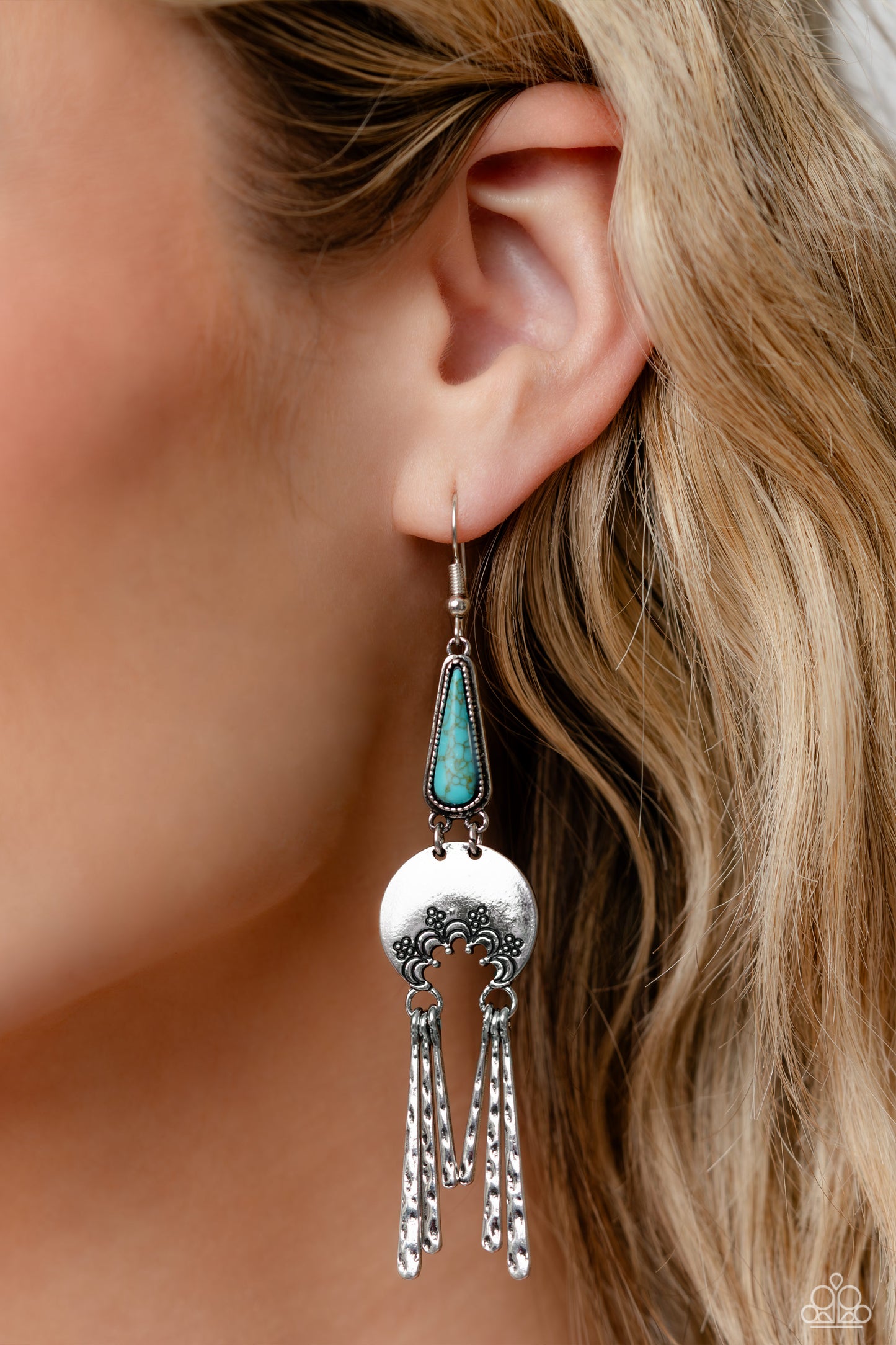 Highland Haute Blue Earrings - Jewelry by Bretta