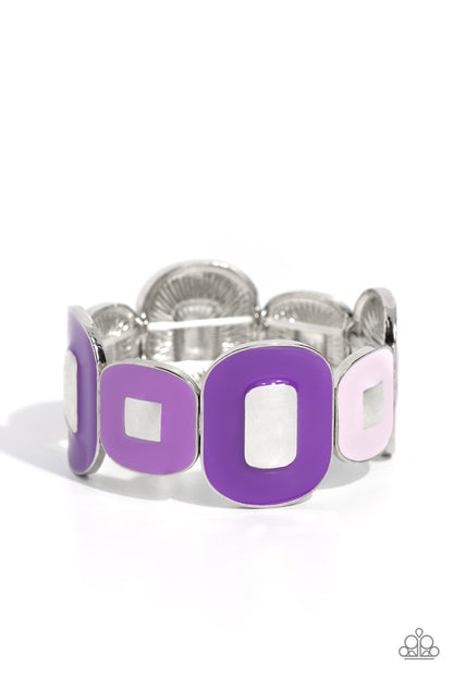 Painted Pairing Purple Bracelet - Jewelry by Bretta