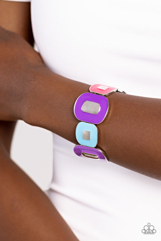 Painted Pairing Purple Bracelet - Jewelry by Bretta