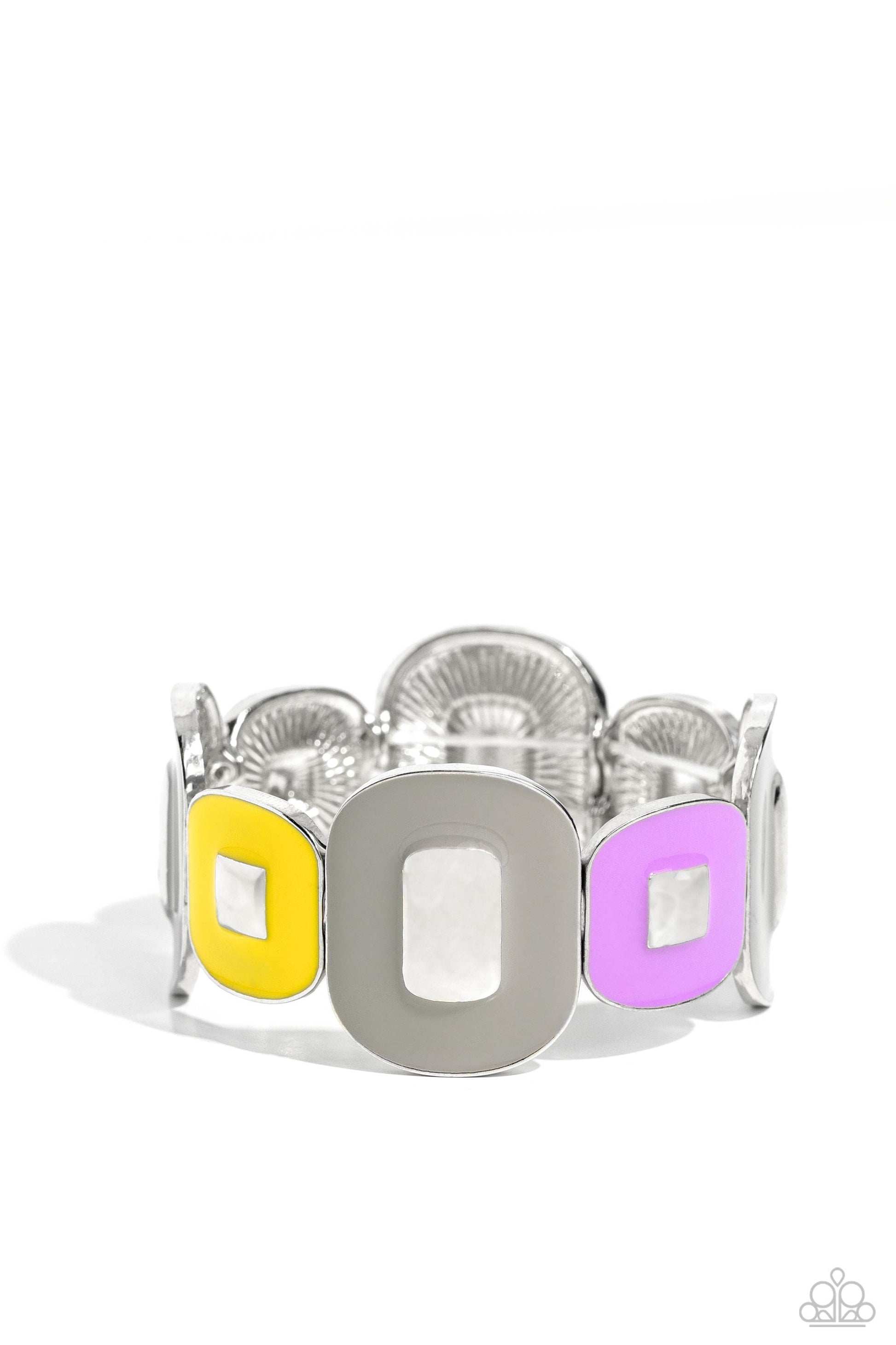 Painted Pairing Silver Bracelet - Jewelryby Bretta
