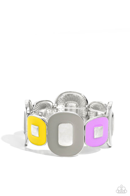 Painted Pairing Silver Bracelet - Jewelryby Bretta