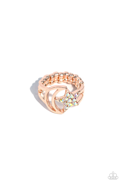 Stargazing Style Rose Gold Ring - Jewelry by Bretta