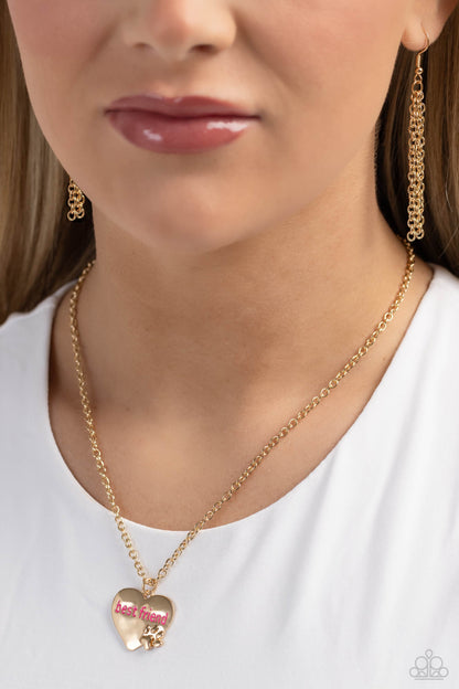 Mans Best Friend Gold Necklace - Jewelry by Bretta