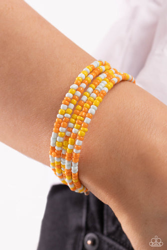 Coiled Candy Yellow Coil Bracelet  - Jewelry by Bretta