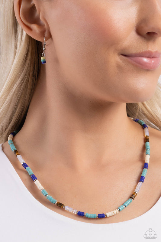 Oasis Outline - Blue- Jewelry By Bretta