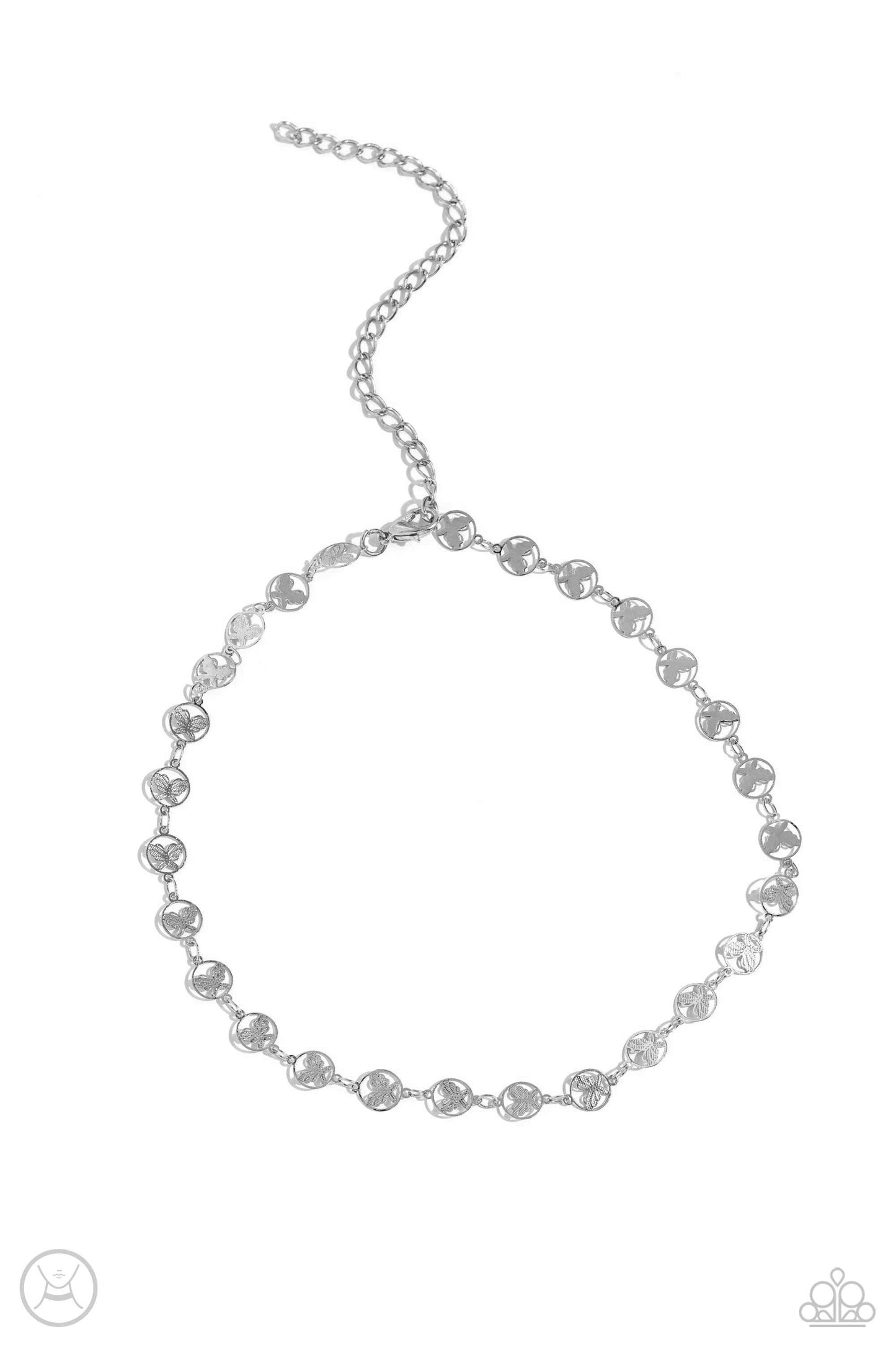 Fluttering Festival Silver Necklace - Jewelry by Bretta