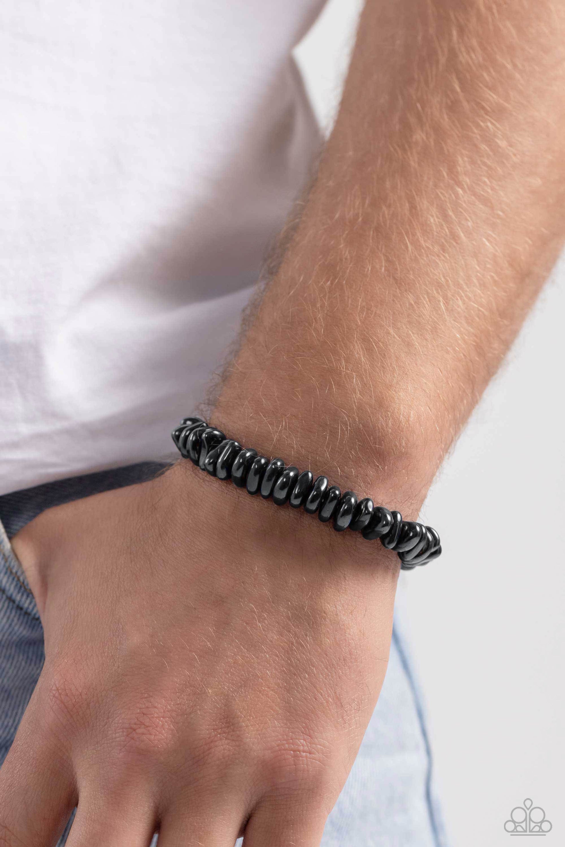 Monochromatic Mechanic Black Bracelet = Jewelry by Bretta