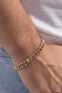 Fortune Favors The Fierce Gold Bracelet  - Jewelry by Bretta