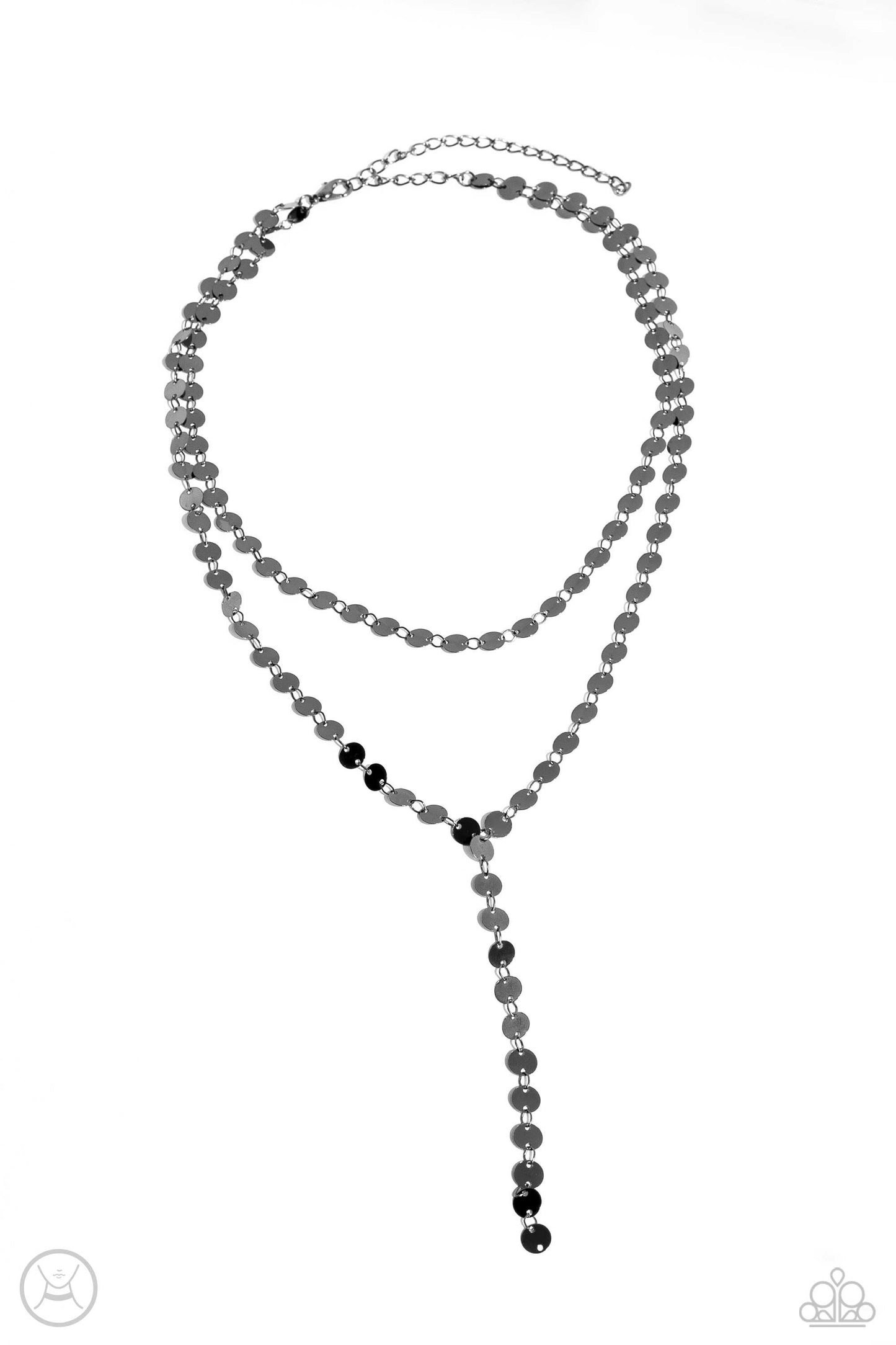 Reeling in Radiance Black Necklace- Jewelry by Bretta