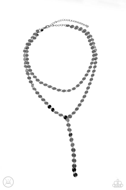 Reeling in Radiance Black Necklace- Jewelry by Bretta