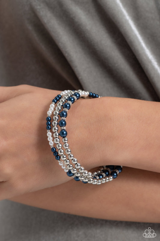 Just SASSING Through Blue Bracelet - Jewelry by Bretta