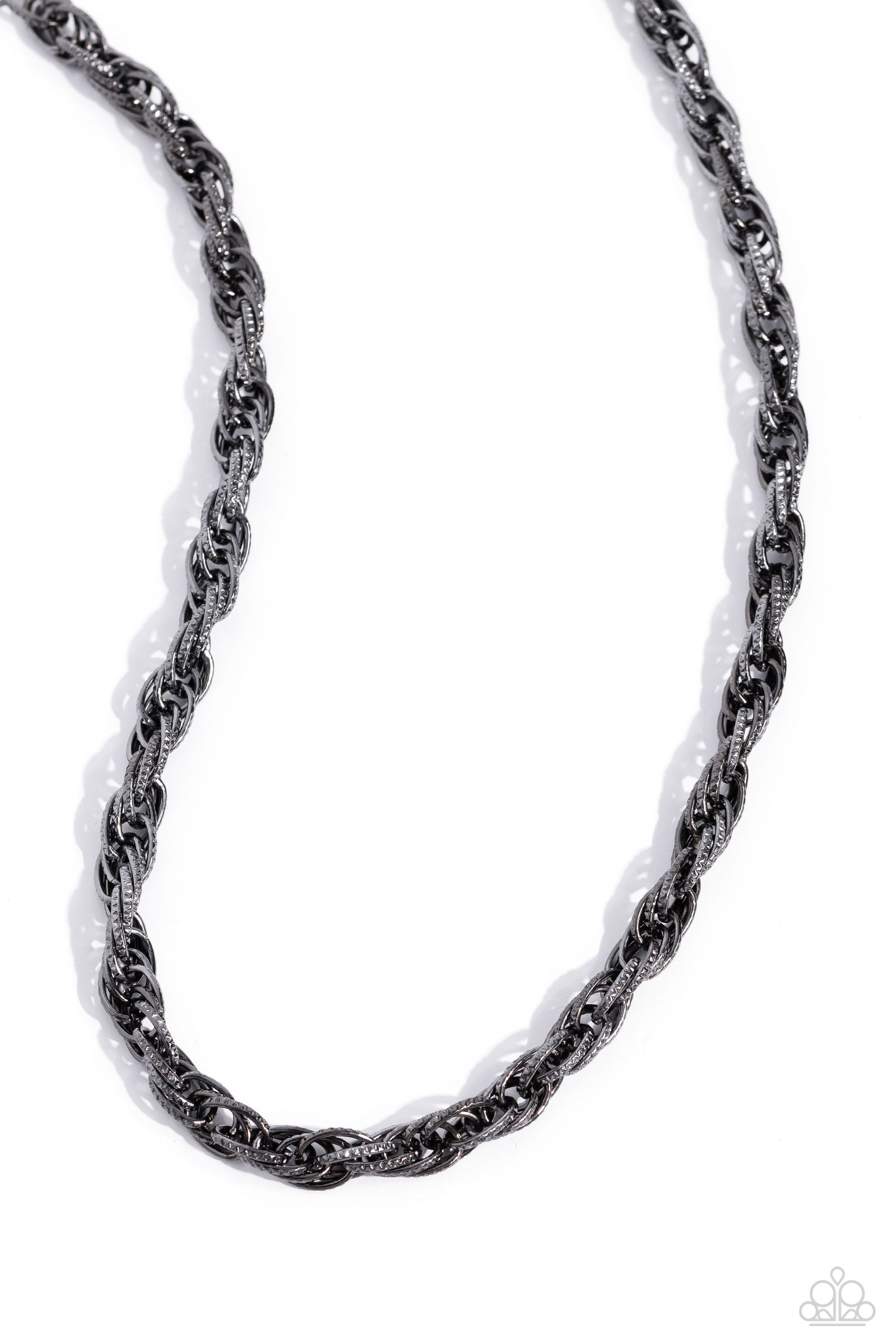 Braided Ballad Black Necklace =- Jewelry by Bretta