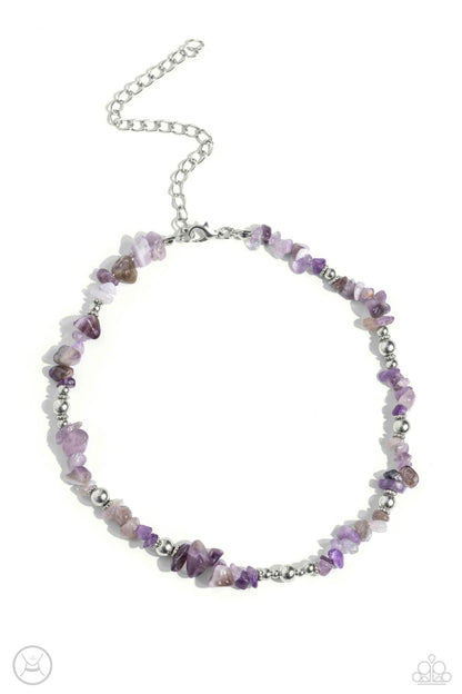 Carved Confidence - Purple- Jewelry By Bretta