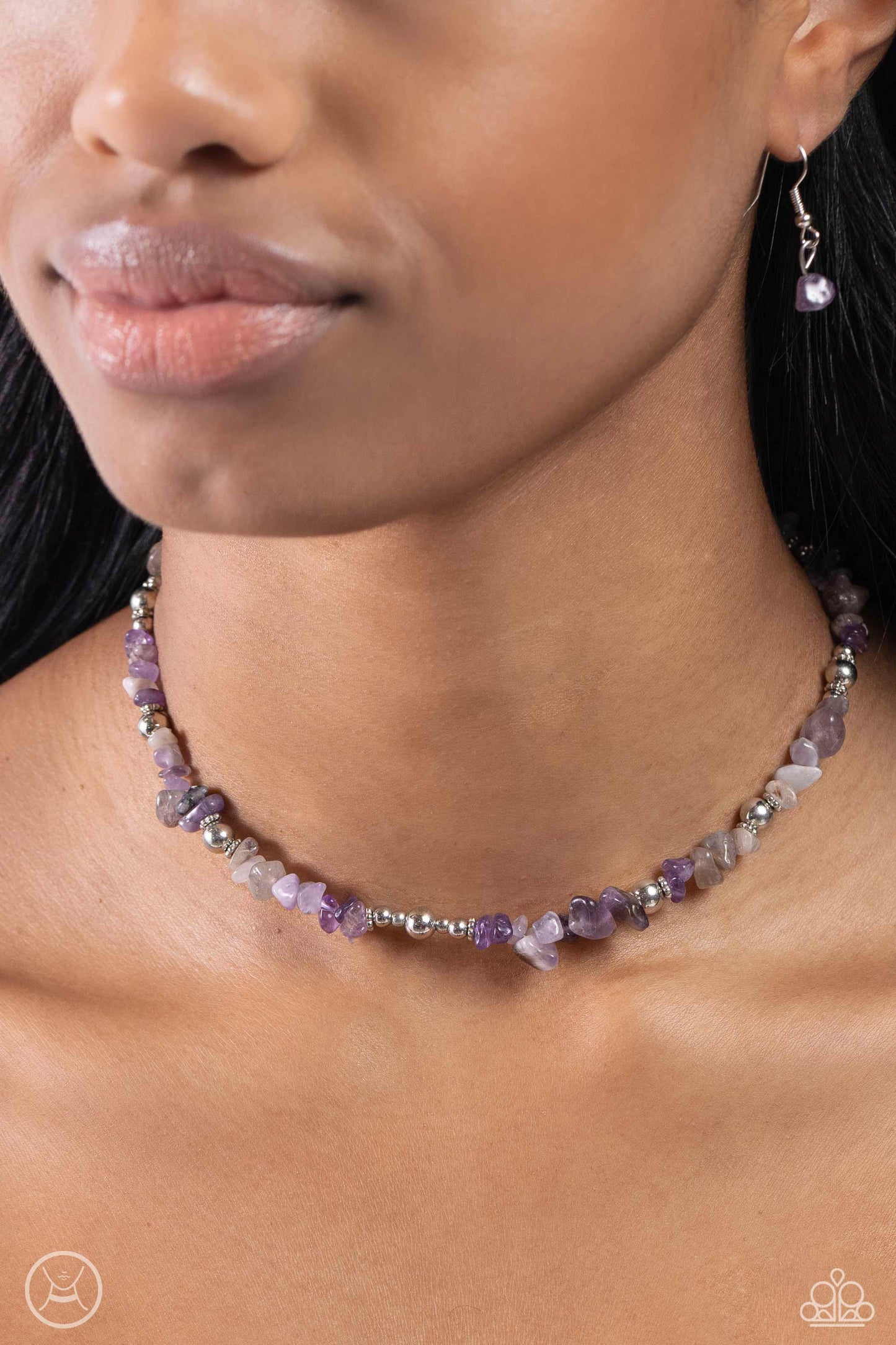 Carved Confidence - Purple- Jewelry By Bretta