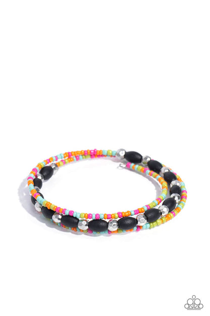 For WOOD Measure Black Coil Bracelet - Jewelry by Bretta