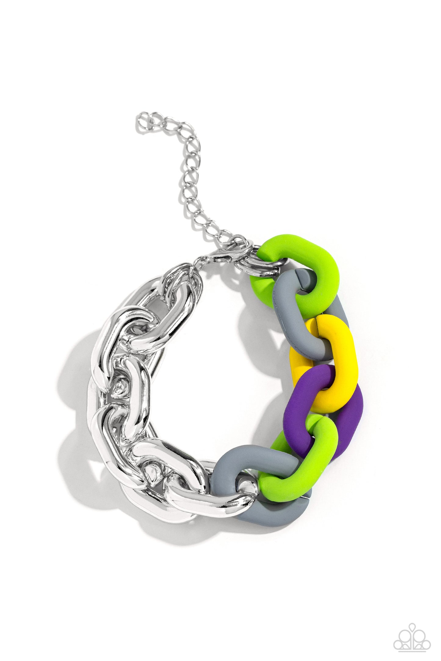 Candid Contrast Silver Bracelet - Jewelry by Bretta