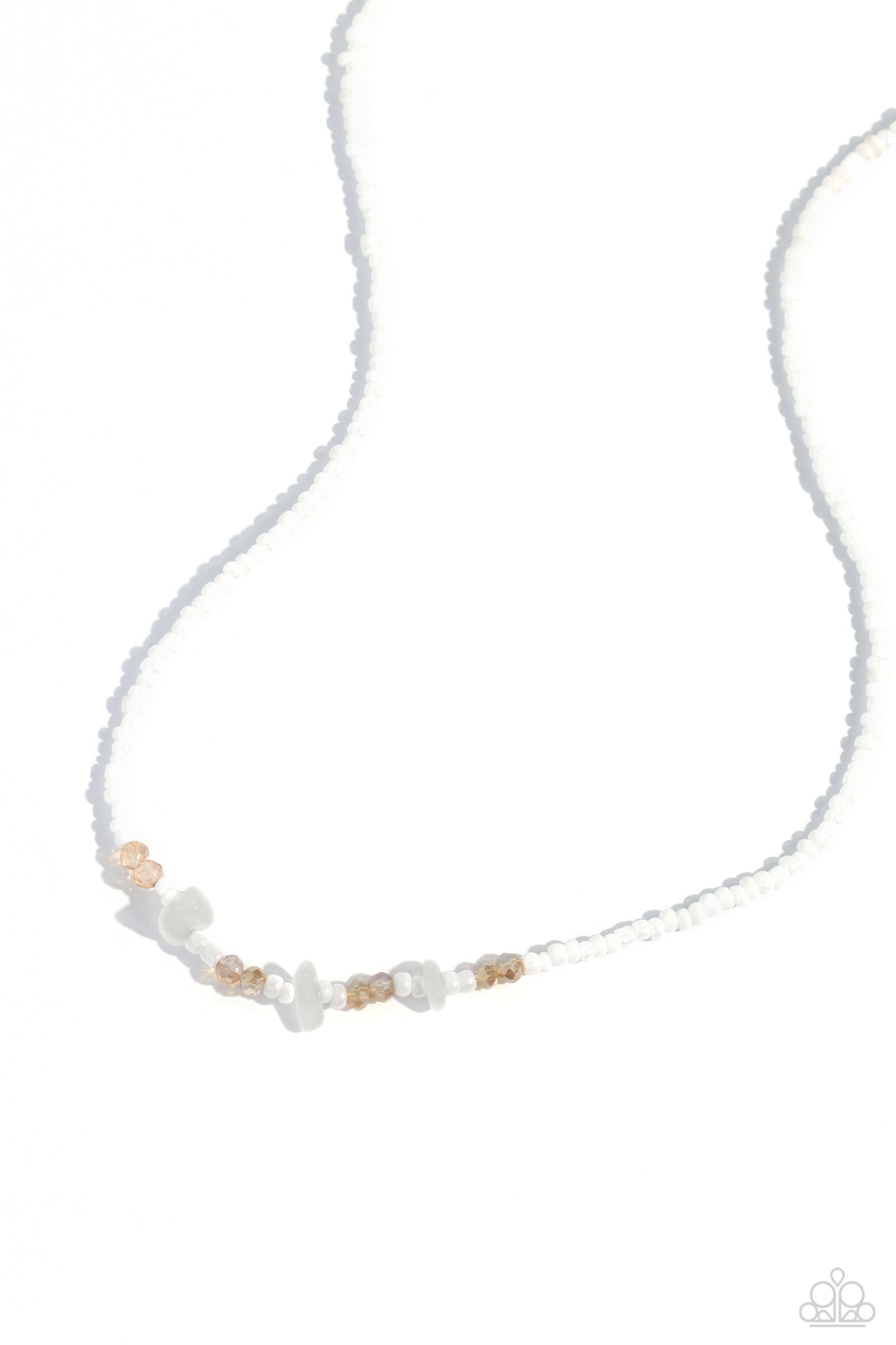 Naturally Notorious White Necklace - Jewelry by Bretta