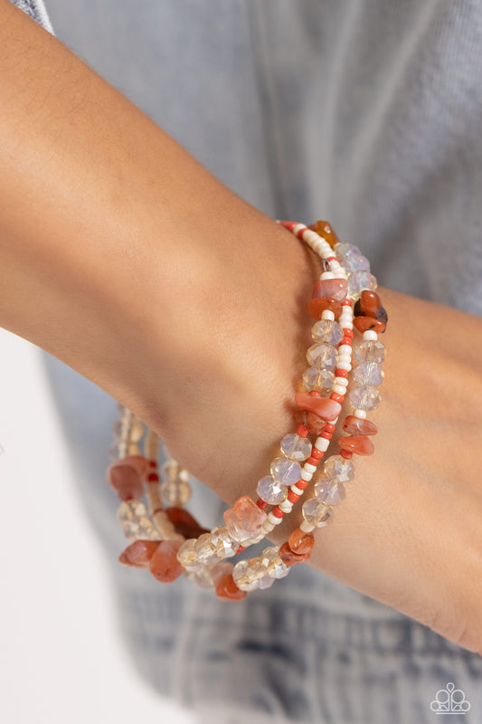 Notoriously Nuanced - Orange- Jewelry By Bretta