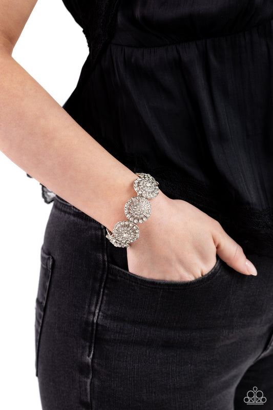 Executive Elegance White Bracelet - Jewelry by Bretta