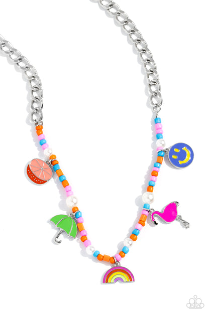 Summer Sentiment Orange Necklace - Jewelry by Bretta