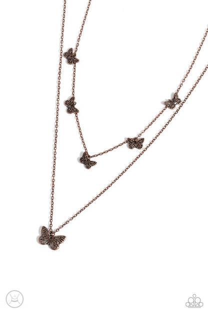 Butterfly Beacon Copper Necklace - Jewelry by Bretta