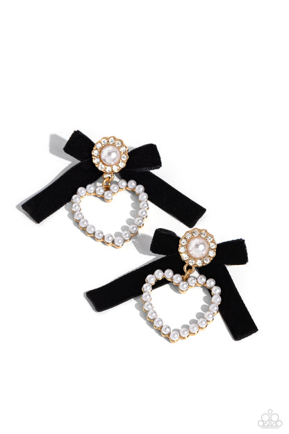 BOW and Then Gold Earrings - Jewelry by Bretta