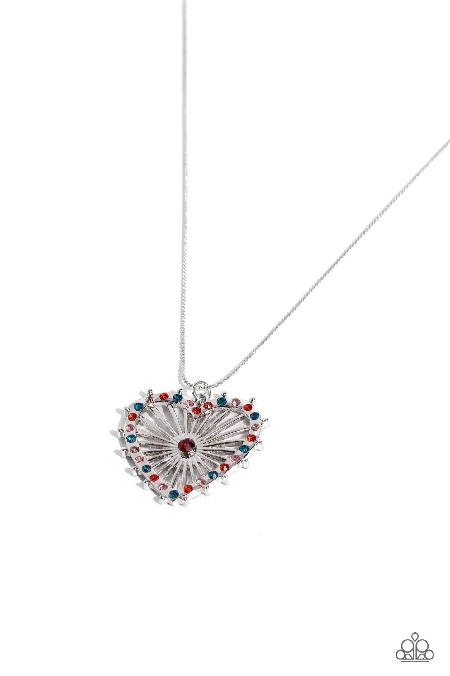 Flirting Ferris Wheel Red Necklace - Jewelry by Bretta