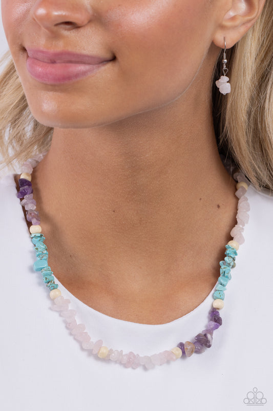 Soothing Stones Pink Necklace - Jewelry by Bretta