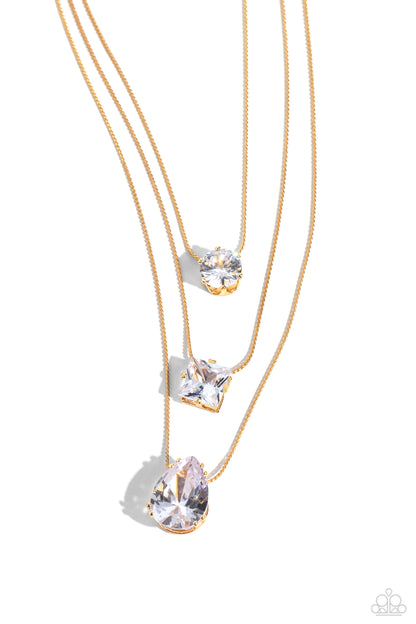 Lustrous Layers Gold Necklace - Jewelry by Bretta